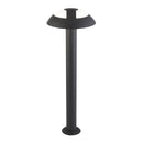 Searchlight 7264-730 Mushroom Outdoor Post  - Dark Grey & Opal Polycarbonate