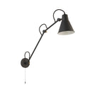 Searchlight 7403GY Swing Arm Wall Light - Grey Metal