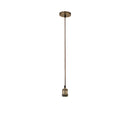 Searchlight 7461AB Antique Brass 1Lt Cable Suspension - 1.5m Brown Cable