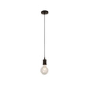 Searchlight 7461BK Suspension Cable - Matt Black Metal & Black Braided Cable