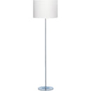 Searchlight 7550CC Carter Floor Lamp - Chrome Base & Fabric Shade