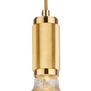 Searchlight 77651GO Suspension Cable - Knurled Gold Metal & Gold Braided Cable