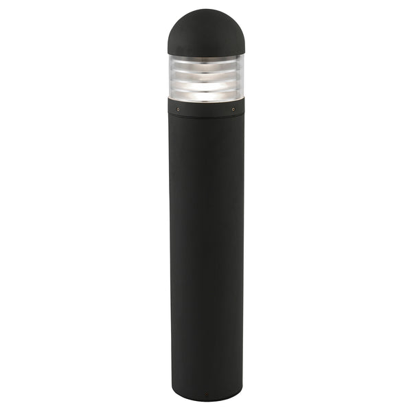 Searchlight 7900-900 Bronx Outdoor Post- Black Metal, Clear Glass & Polycarbonate
