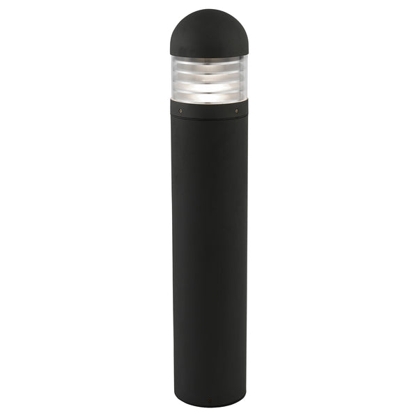 Searchlight 7900-900 Bronx Outdoor Post- Black Metal, Clear Glass & Polycarbonate