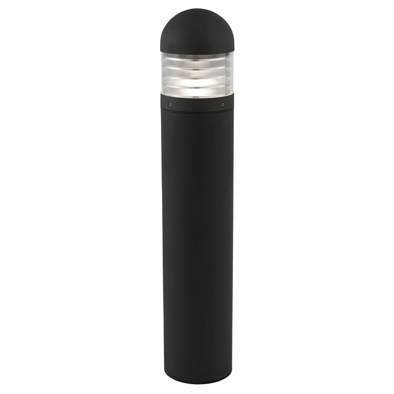 Searchlight 7900-900 Bronx Outdoor Post- Black Metal, Clear Glass & Polycarbonate