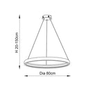 Endon 80628 Staten 1lt Pendant