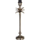 Searchlight 81210AN Base Only - Palm Table Lamp - Antique Nickel
