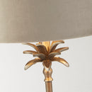 Searchlight 81210TA Palm Table Lamp - Antique Nickel Metal & Taupe Velvet Shade