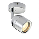 Saxby 81569 Knight 1lt Spot IP44 - Chrome