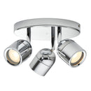 Saxby 81571 Knight 3lt Round IP44 - Chrome
