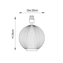 Endon 81896 Jemma 1lt Table - Endon - Falcon Electrical UK