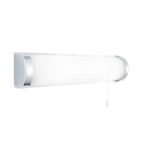 Searchlight 8293CC Poplar  2Lt Wall Light - Chrome Metal & Opal Glass