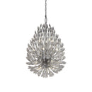 Searchlight 86012-20CC Peacock 20Lt Pendant - Chrome Metal & Crystal
