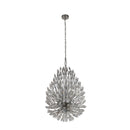 Searchlight 86012-20CC Peacock 20Lt Pendant - Chrome Metal & Crystal