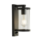 Searchlight 8631BK Bakerloo Outdoor Wall Light - Black Metal & Polycarbonate