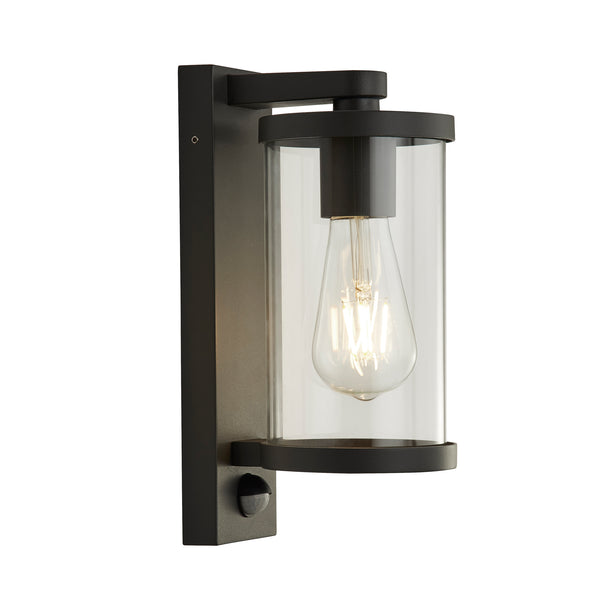 Searchlight 8631BK Bakerloo Outdoor Wall Light - Black Metal & Polycarbonate