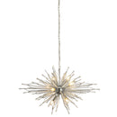 Searchlight 8638-8CC Starburst 8Lt Ceiling Pendant - Chrome & Glass