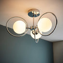 Endon 93902 Orb 3lt Semi flush