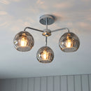 Endon 97971 Dimple 3lt Semi flush