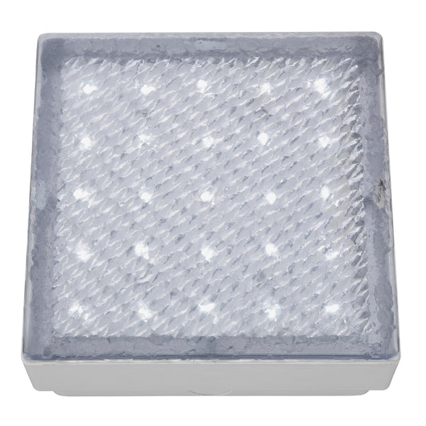 Searchlight 9913WH Walkover Outdoor Recessed - White Metal & Polycarbonate