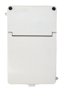 Fusebox A65E06MWH IP65 WHITE ENC 6 MOD :BUSBAR,N CABLE AND ACC PACK - Fusebox - Falcon Electrical