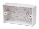 Click Scolmore CCA084 2 Gang 35mm Deep Pattress