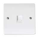 Click Scolmore CCA115 Single RJ11 (Irish/US) Outlet