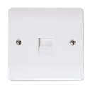 Click Scolmore CCA119 1 Gang  Single Telephone Socket - Master
