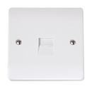 Click Scolmore CCA124 1 Gang  Single Telephone Socket - Secondary