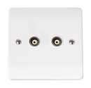 Click Scolmore CCA159 Twin Isolated Coaxial