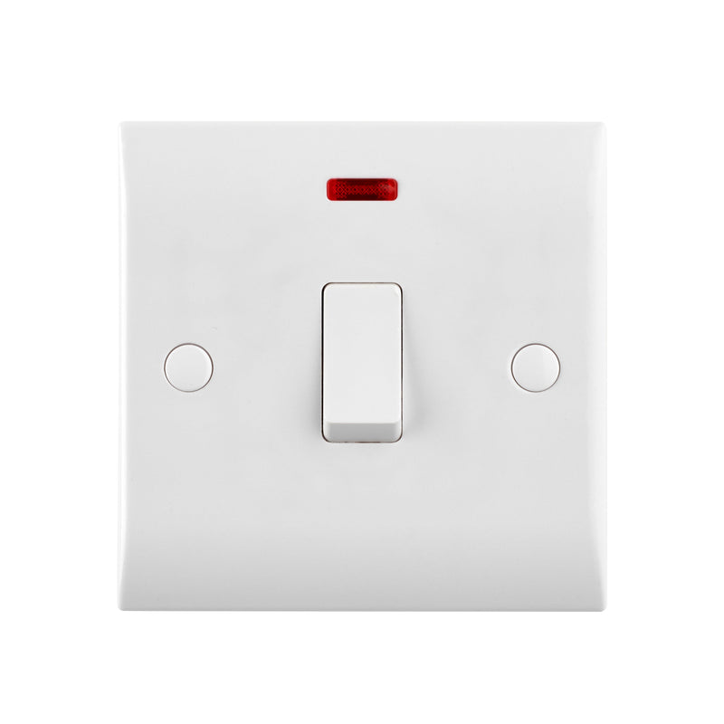 Saxby CE271 20A 1G DP Switch With Neon