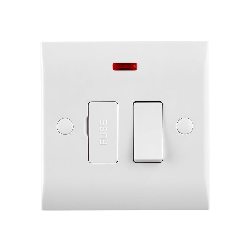 Saxby CE322 13A Switched Fused Spur Unit with Neon