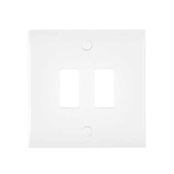 Saxby CEGFP2 2G Grid Front Plate