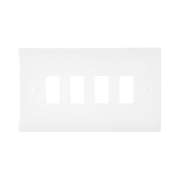 Saxby CEGFP4 4G Grid Front Plate