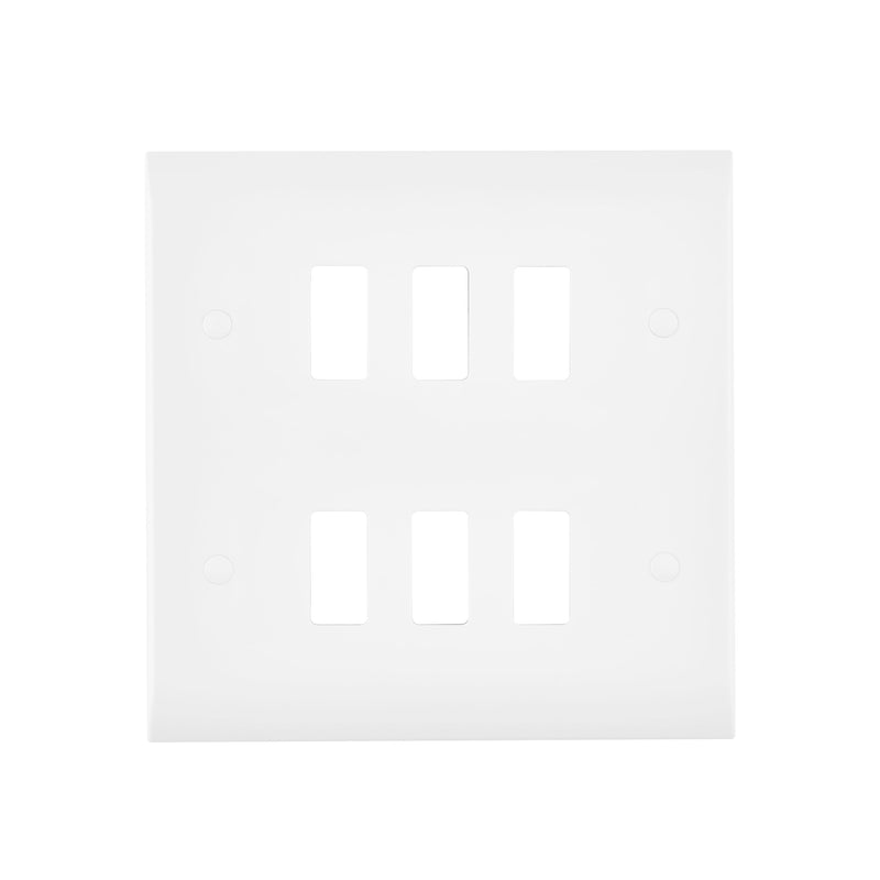 Saxby CEGFP6 6G Grid Front Plate