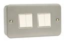 Click Scolmore CL019 4 Gang 2 Way 10AX Switch