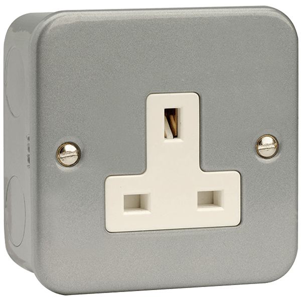 Click Scolmore CL030 1 Gang 13A Unswitched Socket Outlet