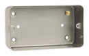 Click Scolmore CL086 2 Gang Mounting Box (As CL084 But Without Knockouts)