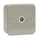 Click Scolmore CL158 1 Gang Isolated Coaxial Socket Outlet