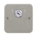Click Scolmore CL660B 20A Double Pole Key Lockable Switch (No Knockouts)