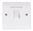 Click Scolmore CMA040 20A DP Switch 'Water Heater'