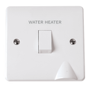Click Scolmore CMA044 20A DP Switch 'Water Heater' with Flex Outlet