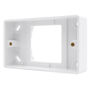 Click Scolmore CMA092 1 GANG TO 2 GANG 25MM DEEP CONVERTER PATTRESS BOX