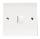 Click Scolmore CMA115 Single RJ11 (Irish/US) Outlet