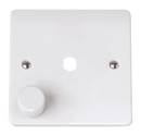 Click Scolmore CMA145PL 1 Gang Single Dimmer Plate & Knob