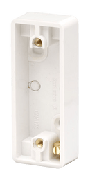 Click Scolmore CMA175 10AX 1 Gang Architrave Pattress Box