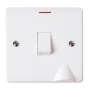 Click Scolmore CMA2023 20A DOUBLE POLE SWITCH WITH LED & FLEX OUTLET