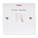 Click Scolmore CMA2042 20A DOUBLE POLE 'WATER HEATER' SWITCH WITH LED