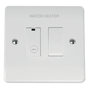 Click Scolmore CMA2651-WH 13A DP SWITCHED FCU - WATER HEATER ETCHING