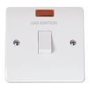 Click Scolmore CMA623-GI 20A DOUBLE POLE SWITCH WITH NEON - GAS IGNITION ETCHING